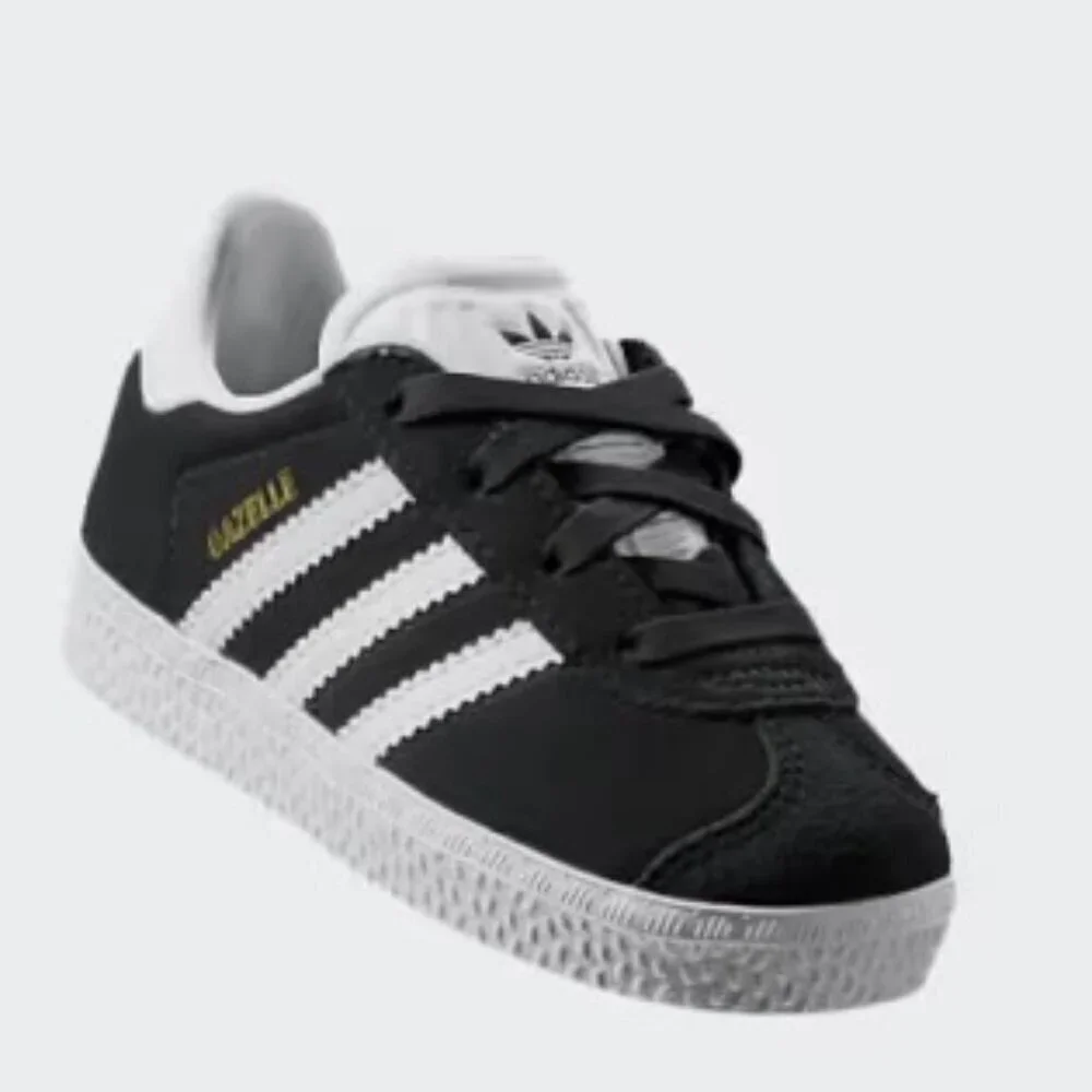 Adidas Gazelle Comfort Closure Elastic Laces Shoes Kids 10K